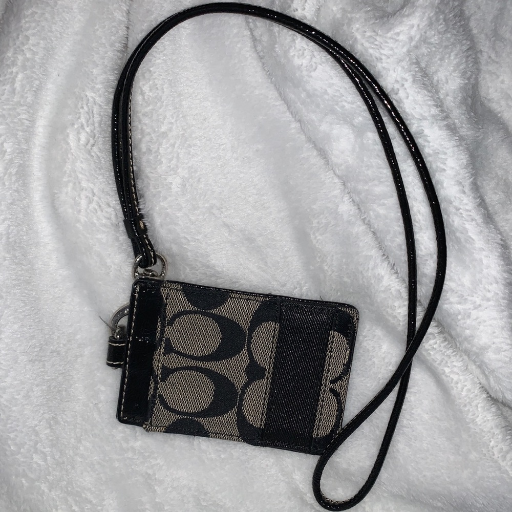 Coach ID lanyard